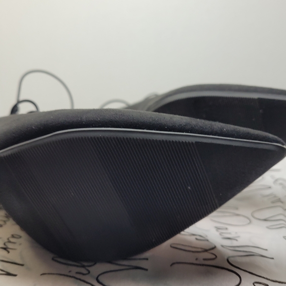 Wild Pair Witchy Black Suede Shoes 8M - Picture 8 of 10